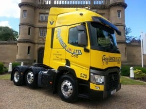 One of our Freelance Haulage Trucks